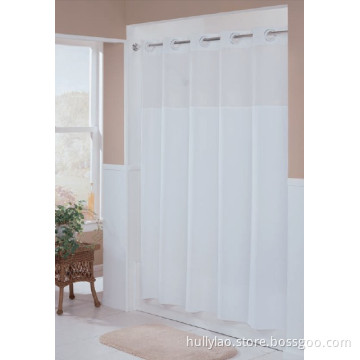 Window Hookless Shower Curtain